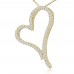 1.30 ct Round Cut Diamond Heart Shape Pendant Necklace (G Color SI-1 Clarity) in 14 kt Yellow Gold 1.30 ct Round Cut Diamond Heart Shape Pendant Necklace (G Color SI-1 Clarity) in 14 kt Yellow Gold